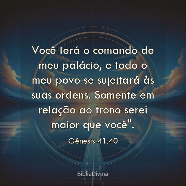 Gênesis 41:40