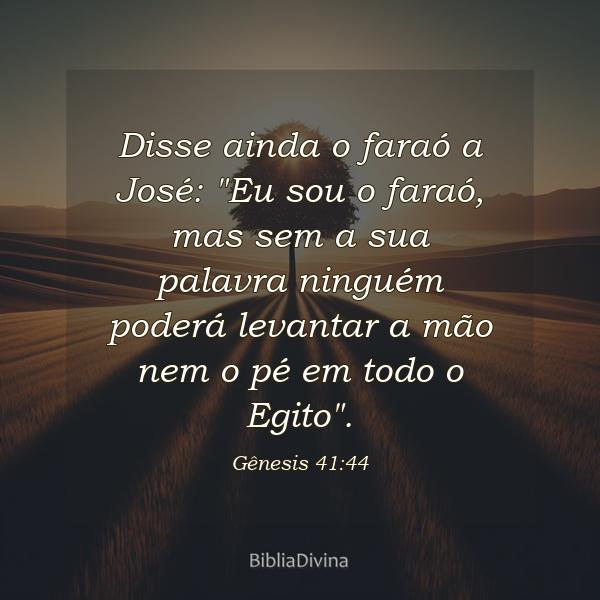 Gênesis 41:44