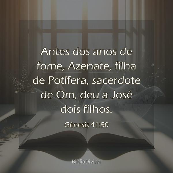 Gênesis 41:50