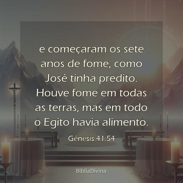 Gênesis 41:54