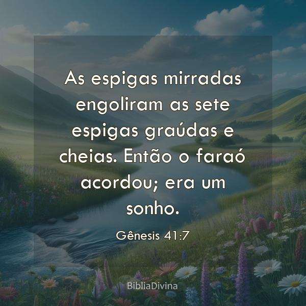 Gênesis 41:7