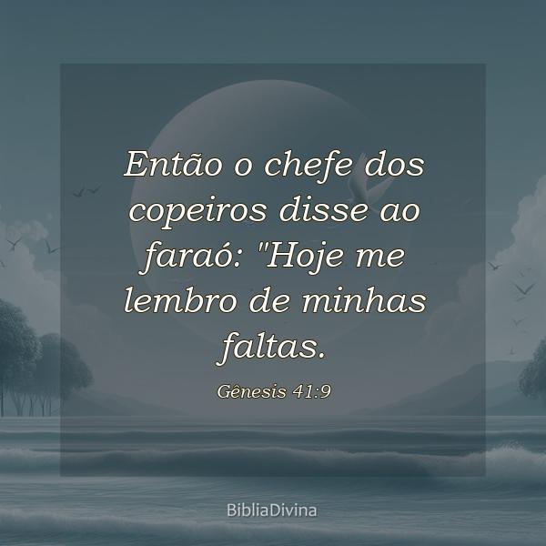 Gênesis 41:9