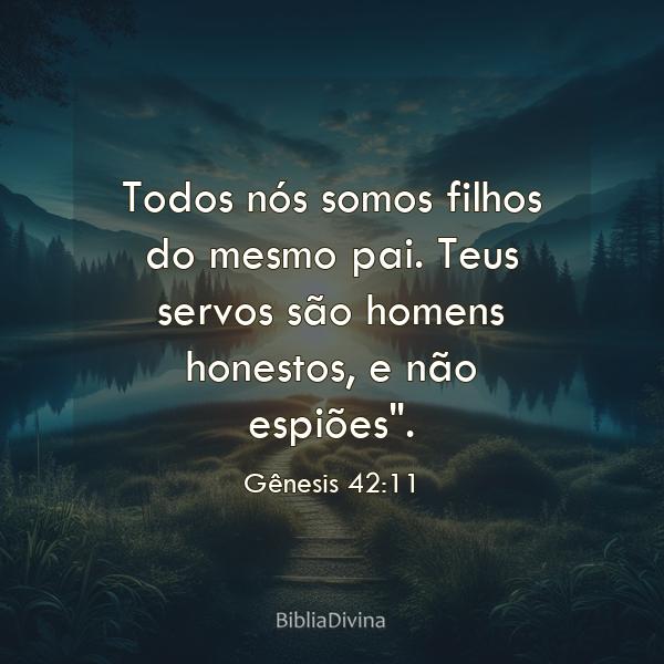 Gênesis 42:11