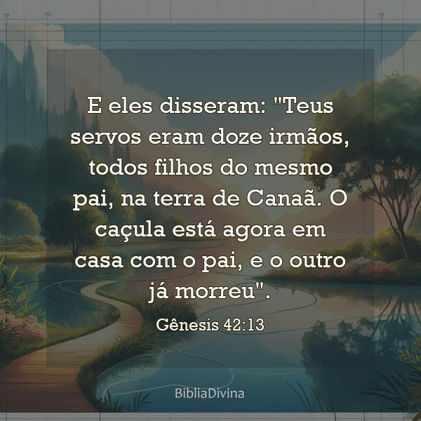 Gênesis 42:13