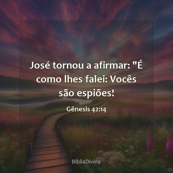 Gênesis 42:14