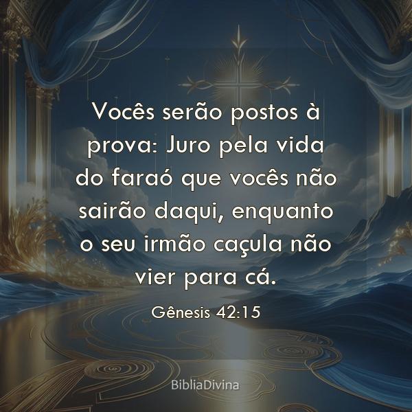 Gênesis 42:15