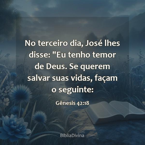 Gênesis 42:18