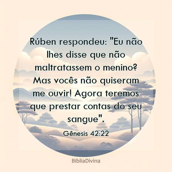 Gênesis 42:22