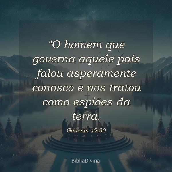 Gênesis 42:30