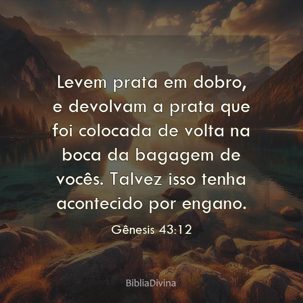 Gênesis 43:12