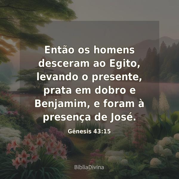 Gênesis 43:15