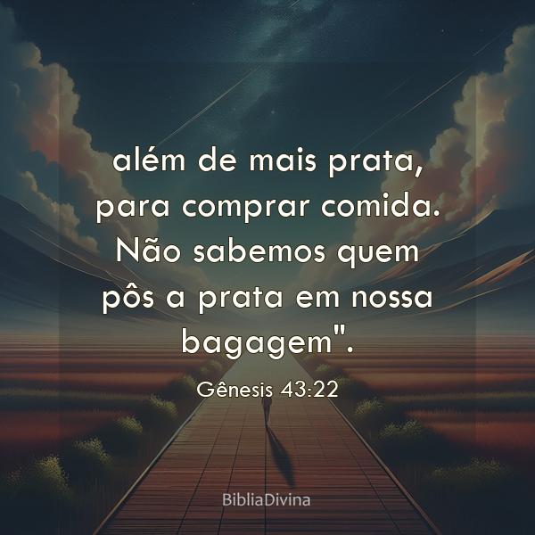 Gênesis 43:22