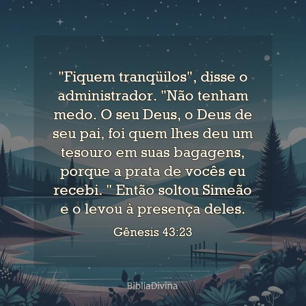 Gênesis 43:23