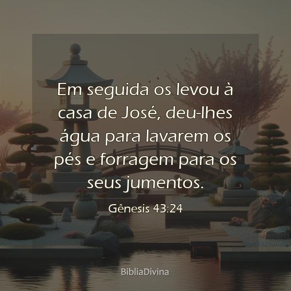 Gênesis 43:24