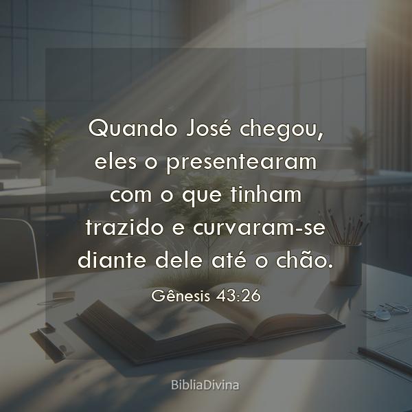 Gênesis 43:26