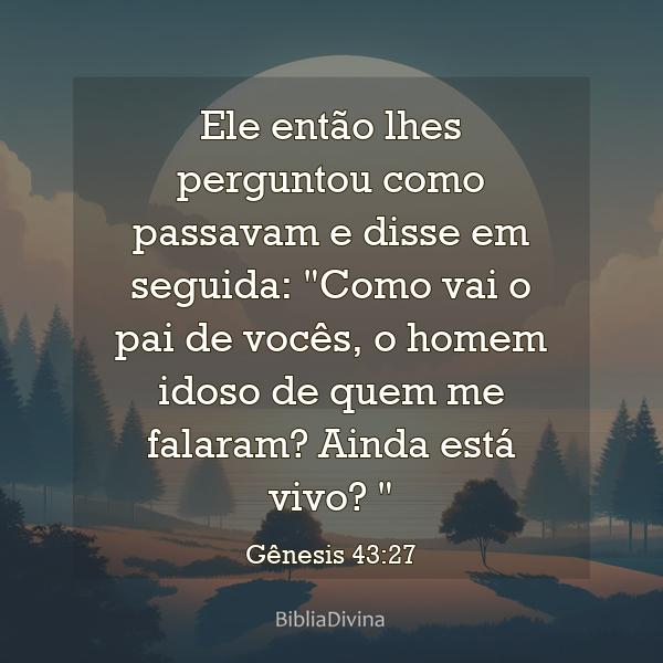 Gênesis 43:27