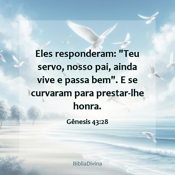 Gênesis 43:28