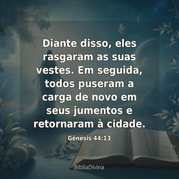 Gênesis 44:13