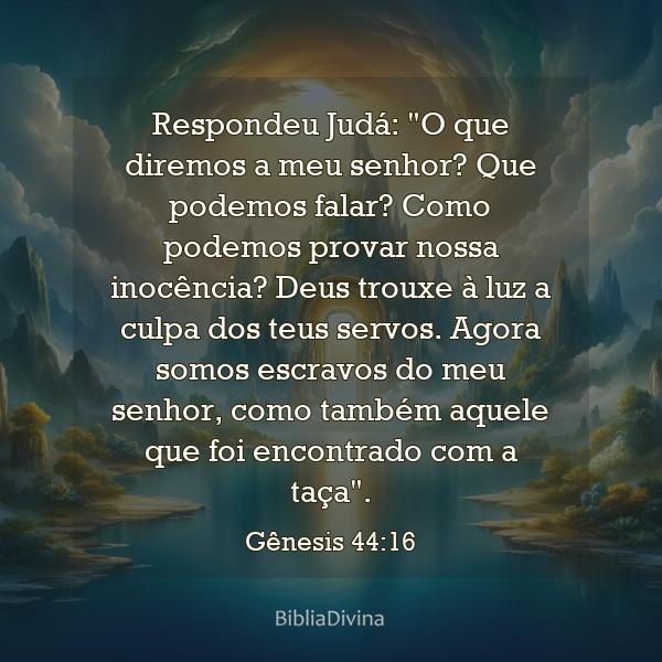 Gênesis 44:16