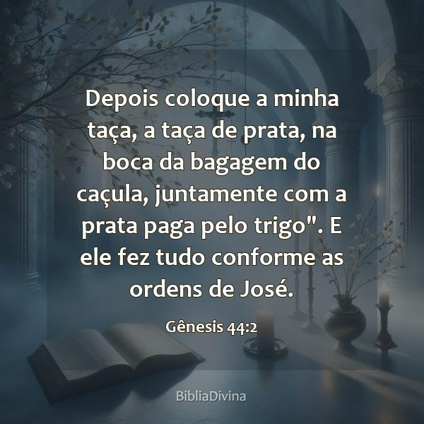 Gênesis 44:2