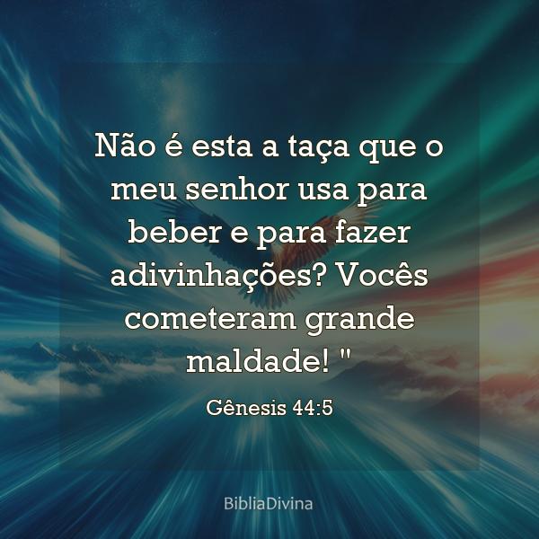 Gênesis 44:5