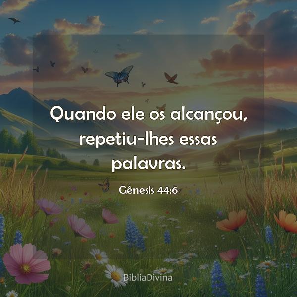 Gênesis 44:6