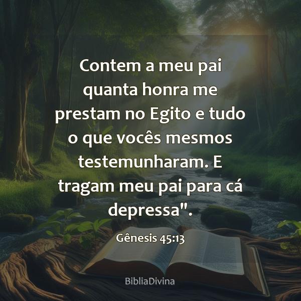 Gênesis 45:13