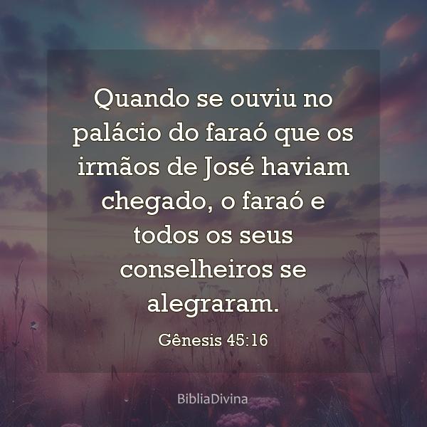 Gênesis 45:16