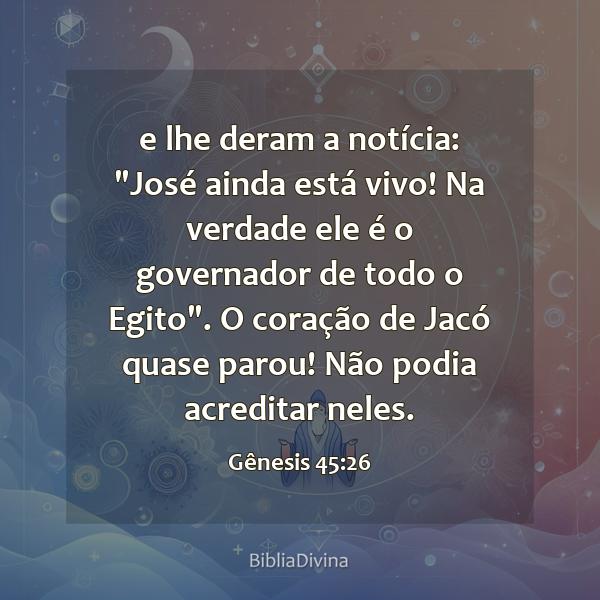 Gênesis 45:26