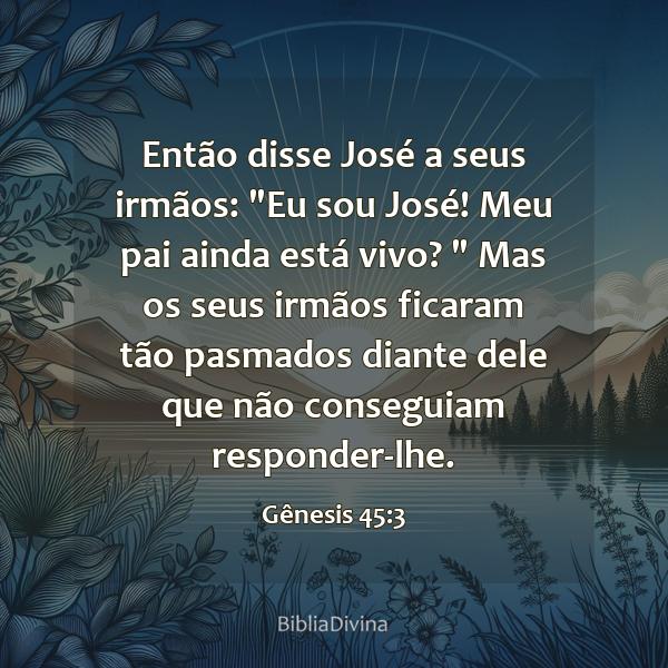 Gênesis 45:3