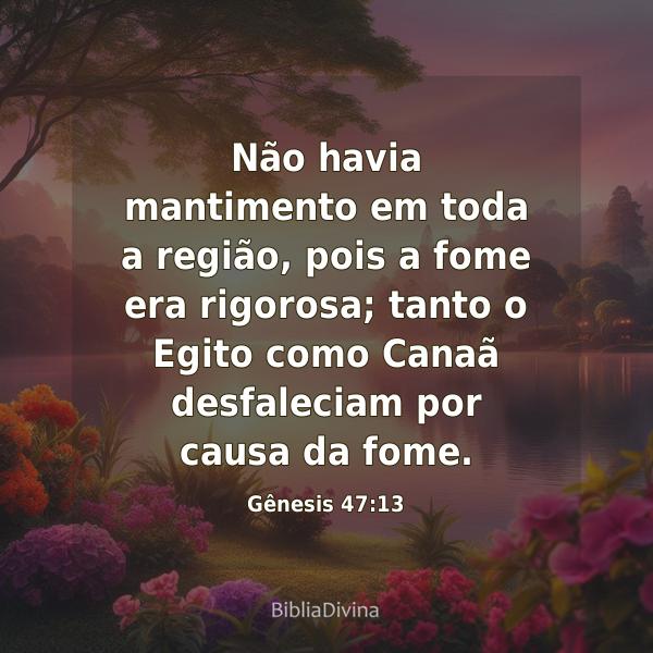 Gênesis 47:13