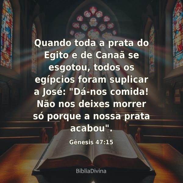 Gênesis 47:15