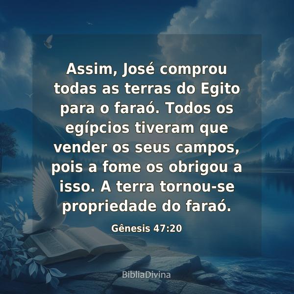 Gênesis 47:20