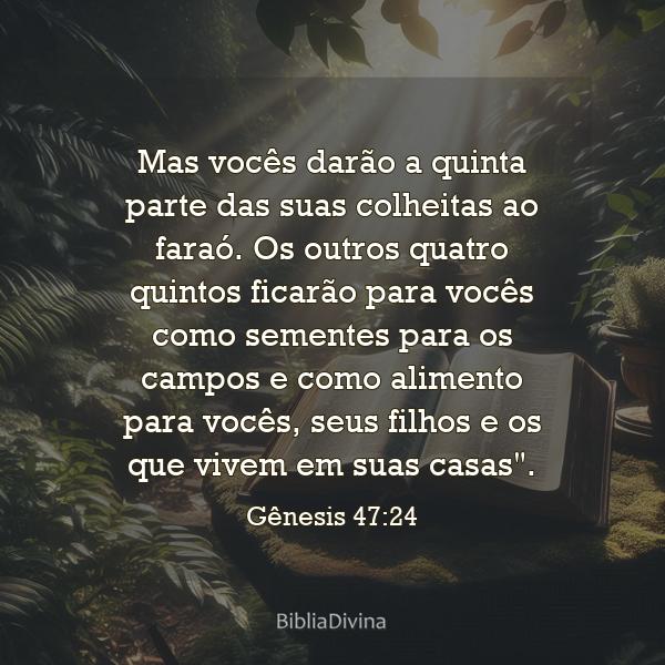 Gênesis 47:24