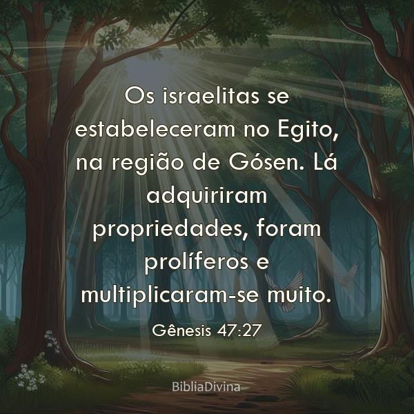 Gênesis 47:27