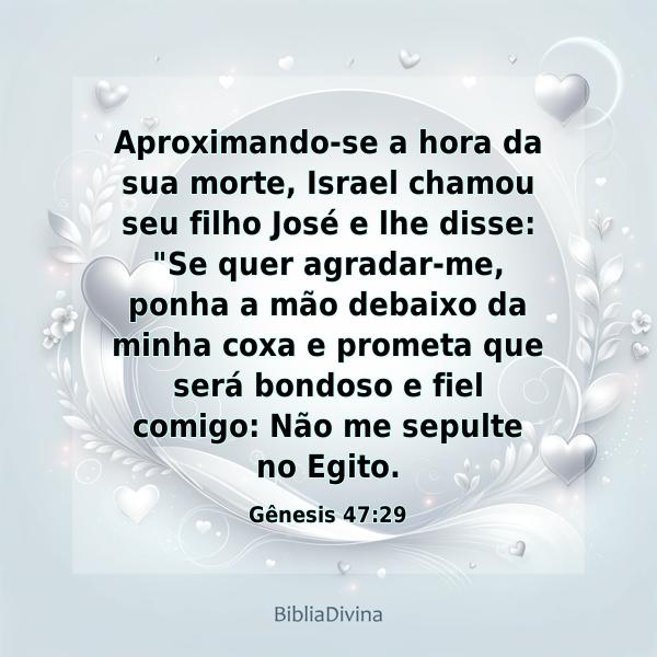 Gênesis 47:29