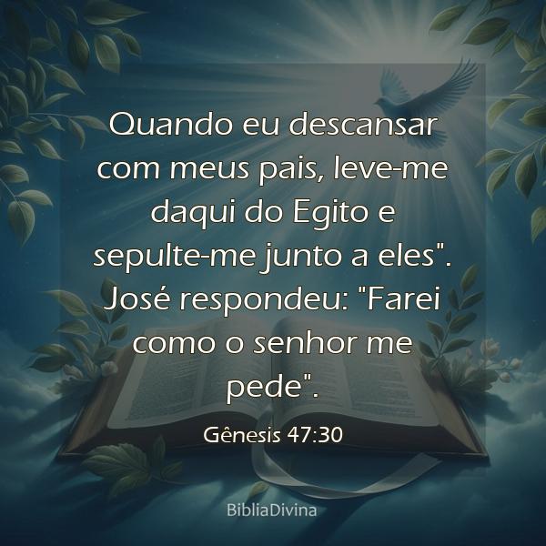 Gênesis 47:30