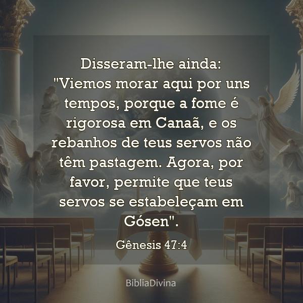 Gênesis 47:4