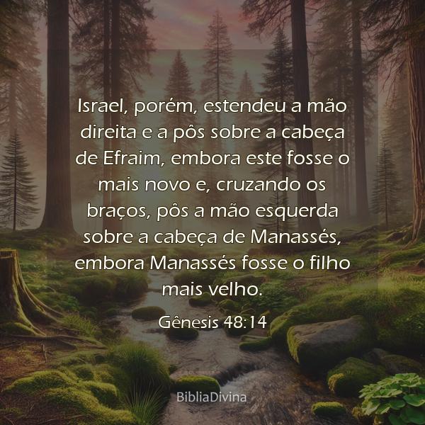 Gênesis 48:14