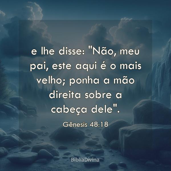 Gênesis 48:18