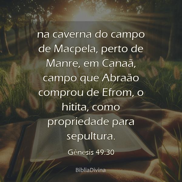 Gênesis 49:30