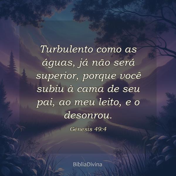 Gênesis 49:4