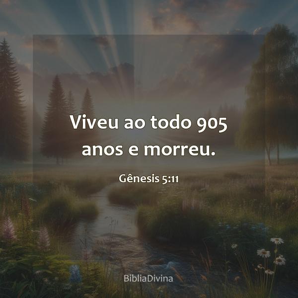 Gênesis 5:11