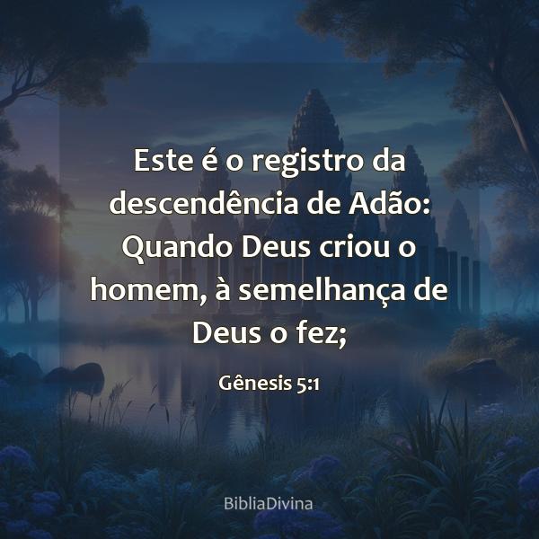 Gênesis 5:1