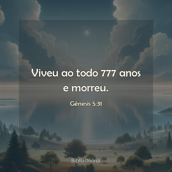 Gênesis 5:31