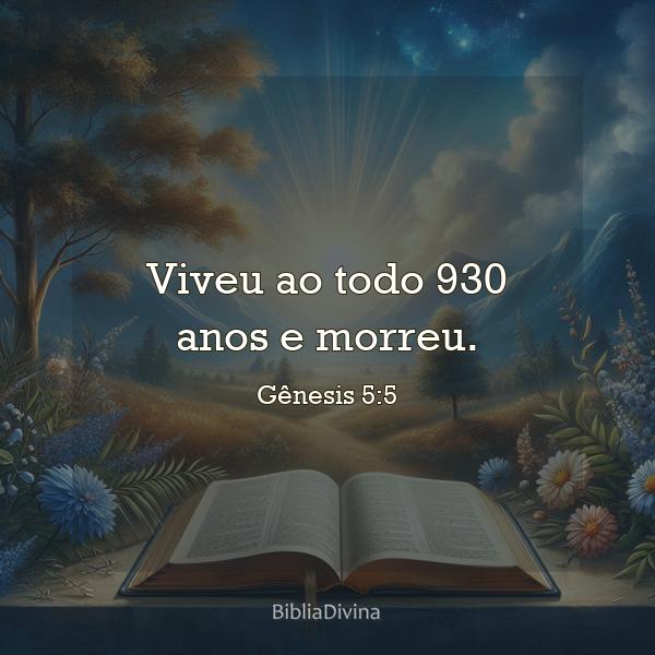 Gênesis 5:5