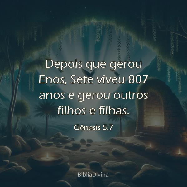 Gênesis 5:7