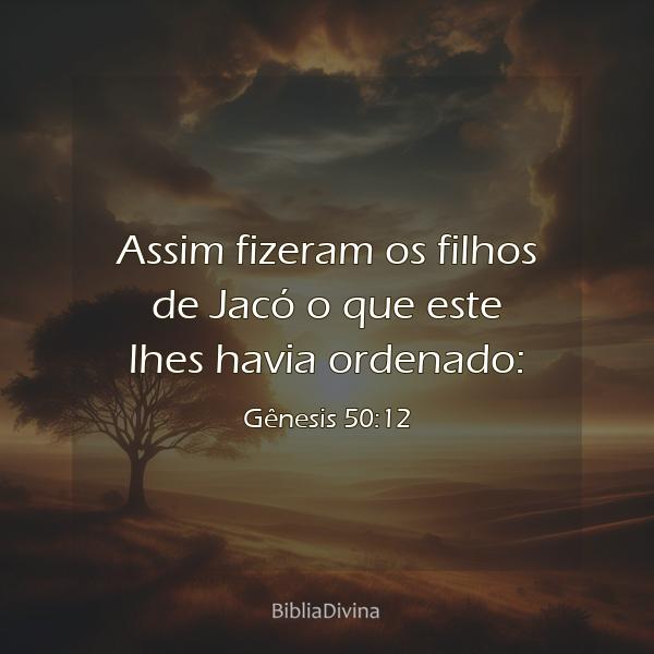 Gênesis 50:12