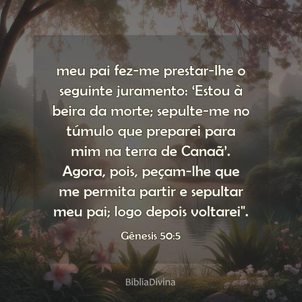 Gênesis 50:5