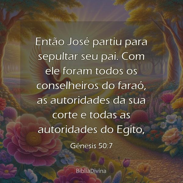 Gênesis 50:7